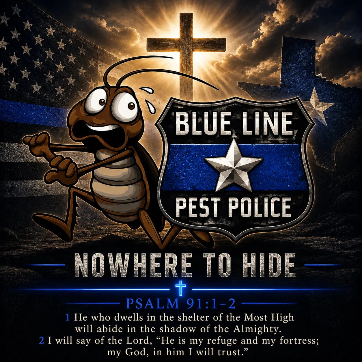 Blue Line Pest Police - Midlothian