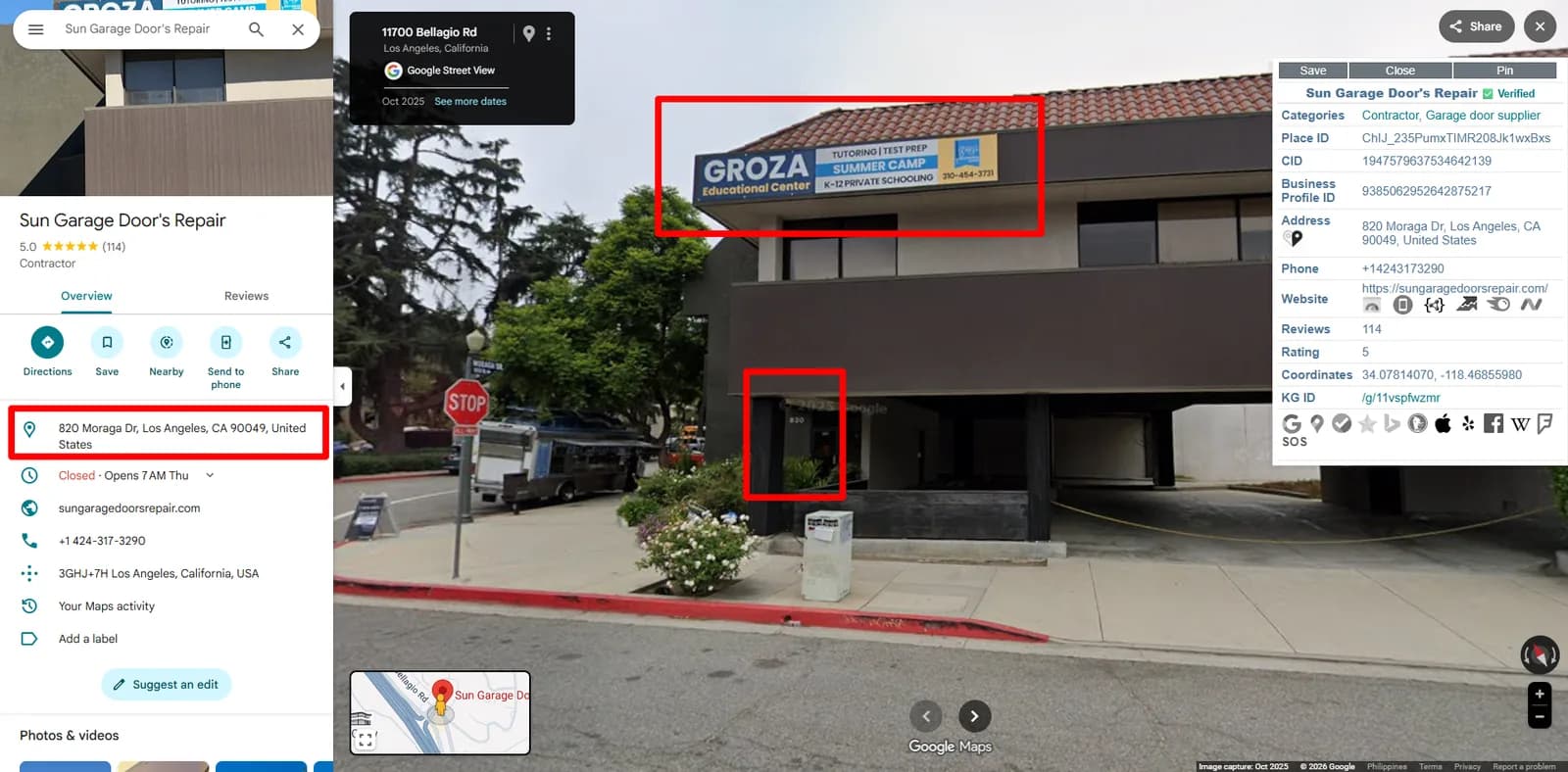Business photo from Google Maps